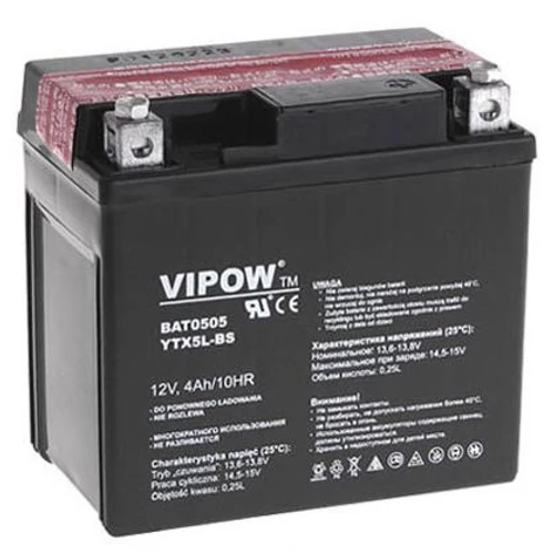 12V 5Ah SAVAS, ZÁRT ÓLOMAKKUMULÁTOR motorkerékpárhoz BAT0505