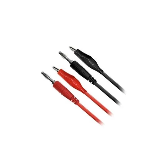 Mérőzsinór Geti GT-L05 banán dugó - krokodil csipesz 1m