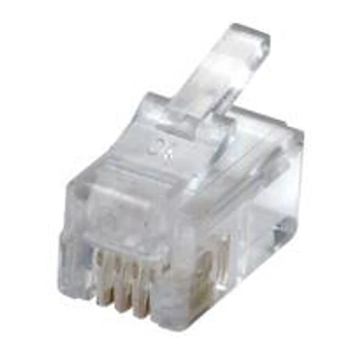 TELEFON DUGó RJ10 4/4 SZŰK