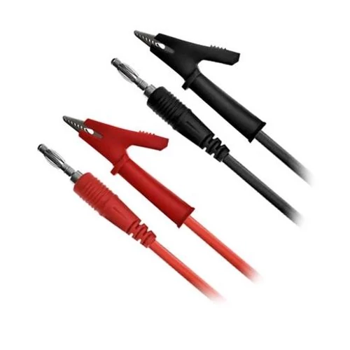 Mérővezeték pár GT-L06 banán dugó - krokodil csipesz 1m