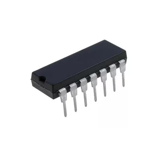 TL074 Műveleti erősítő; 3MHz; -15÷15V; Csatorna: 4; DIP14