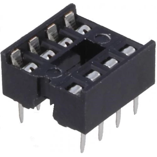 DIP8 lemezes IC foglalat