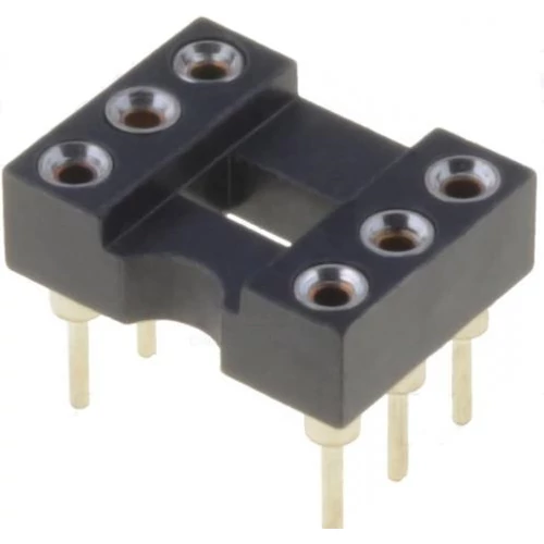 DIP6 precíz IC foglalat