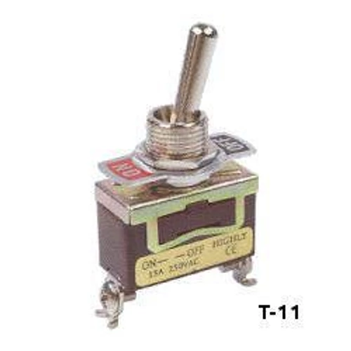 Fémkaros kapcsoló egy áramkörös, két állású ON/OFF