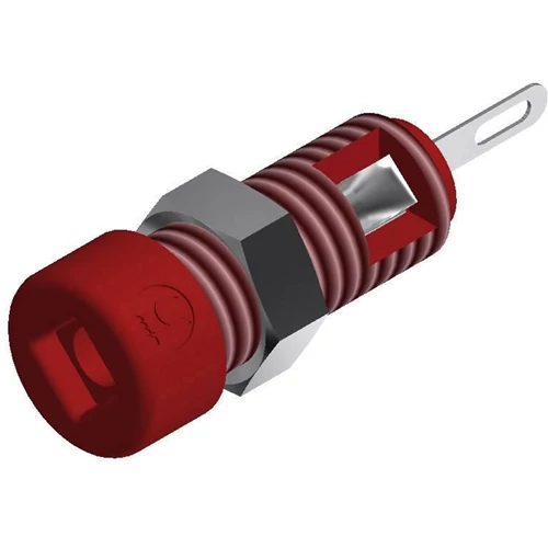 HIRSCHMANN MBI 1 BANÁN ALJZAT 2mm PIROS