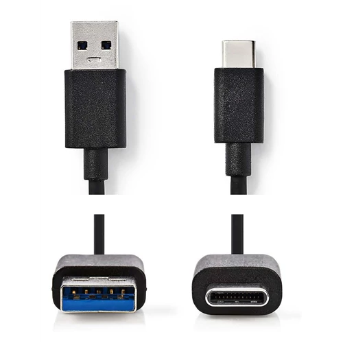 USB KÁBEL USB-A DUGÓ - USB-C DUGÓ USB3.2 5Gb/s 1m  