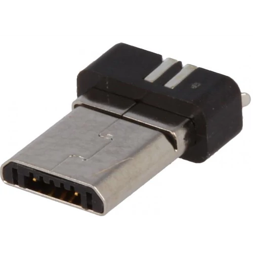 USB MICRO B forrasztható dugó csupasz