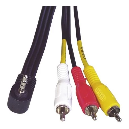 JACK 3,5 sztereó 4p.DUGÓ - 3XRCA DUGÓ 1.5m